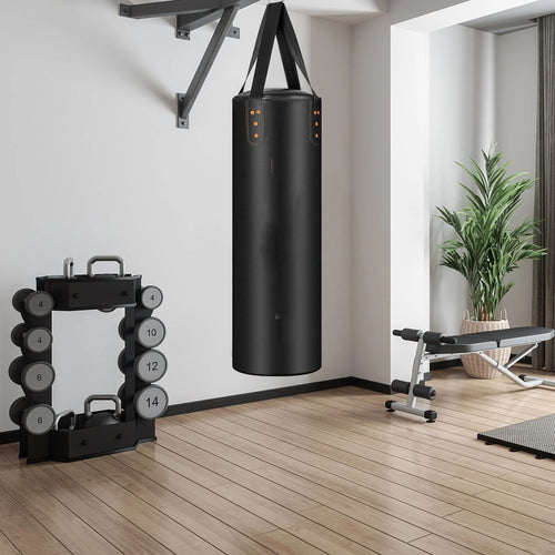 4-In-1 Hanging Boxing Bag Set with 12OZ Boxing Gloves